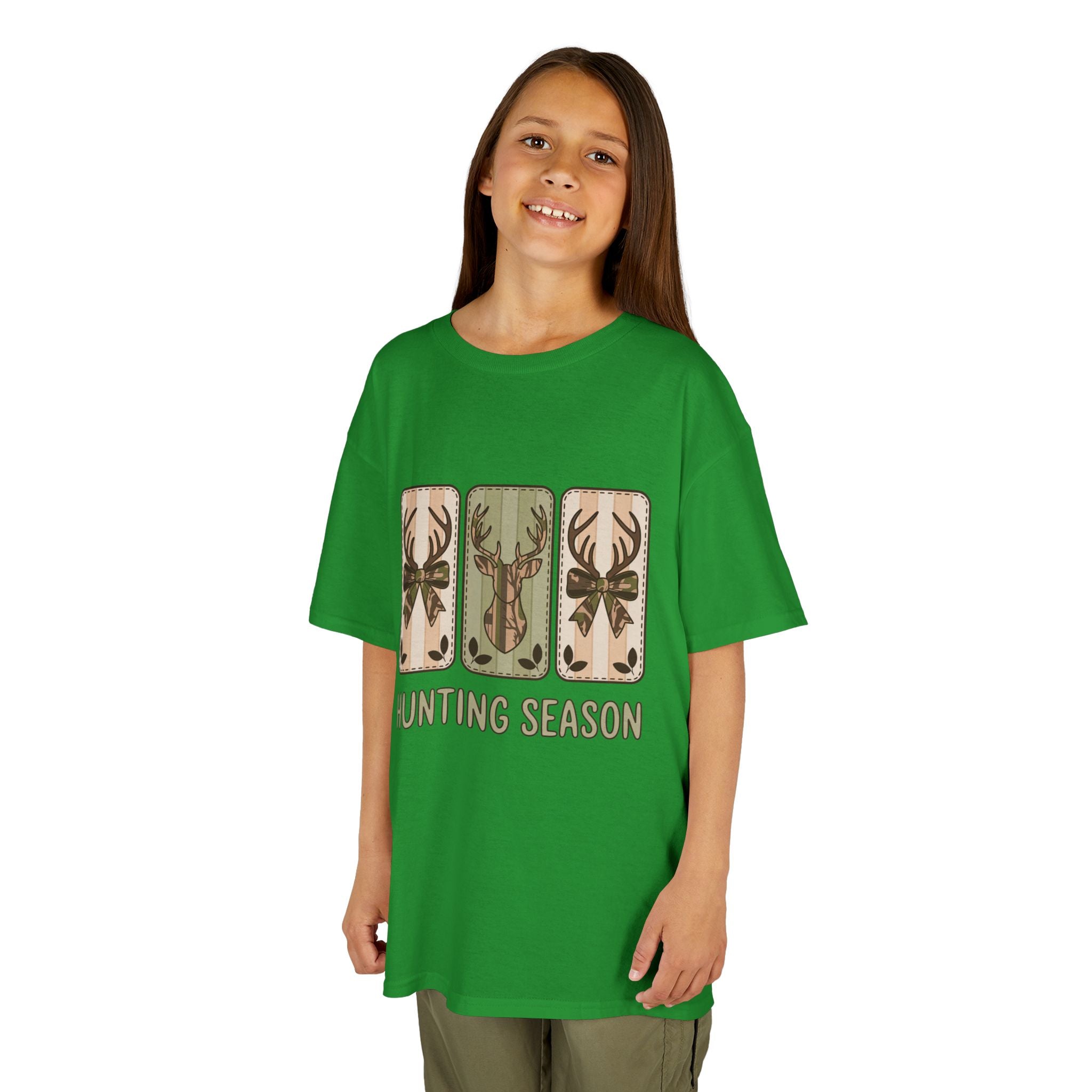 Kids 'Hunting Season' Graphic Tee — Deer Antler Outdoor Shirt