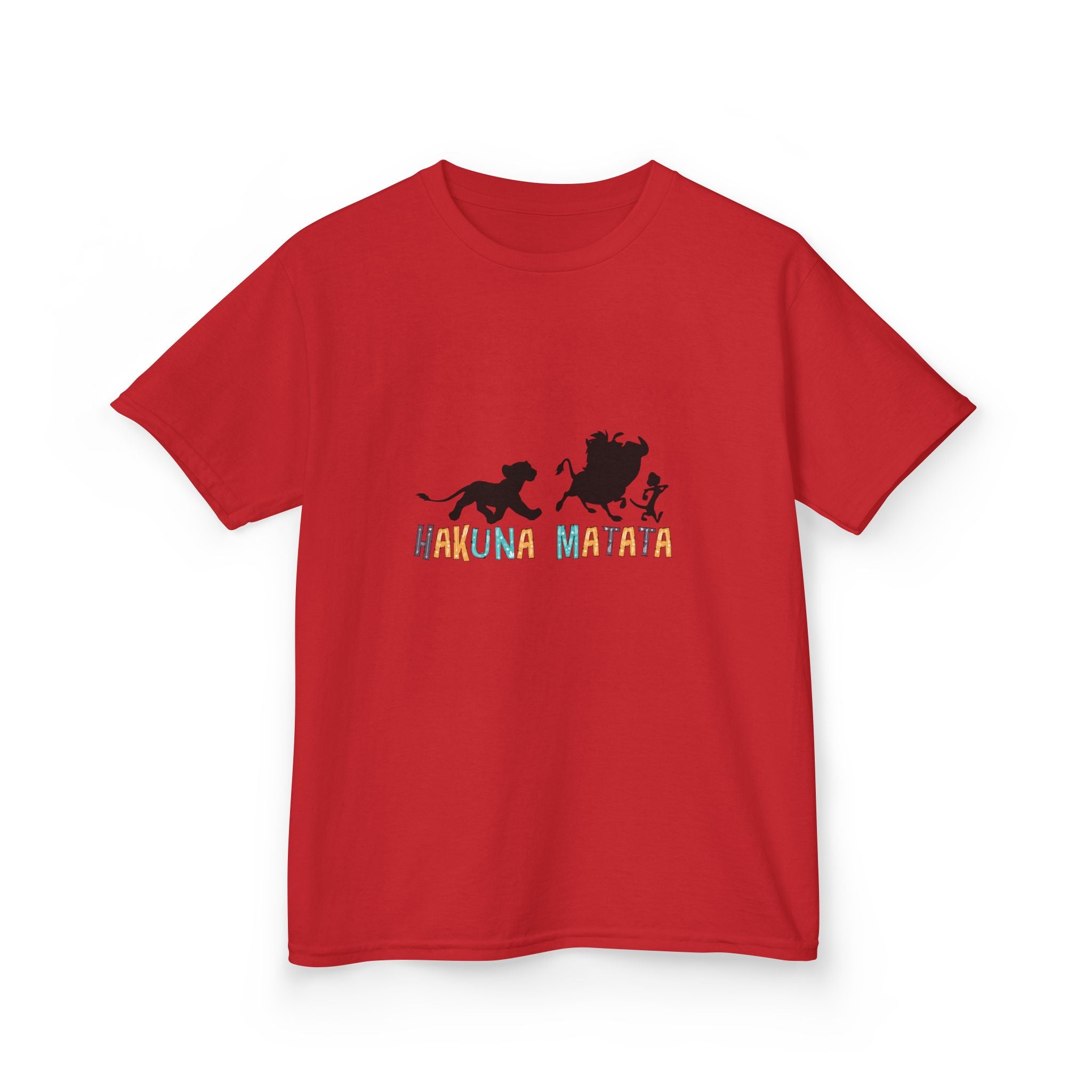 Kids Tee — 'Hakuna Matata' Silhouette Lion King Design