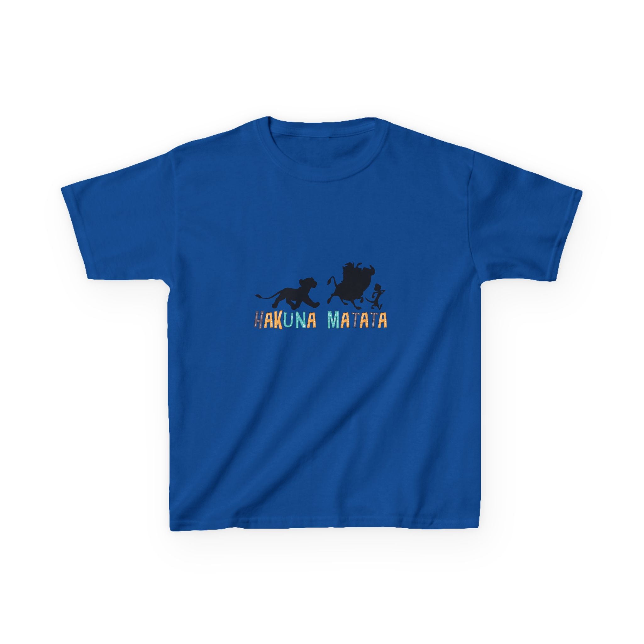 Kids Tee — 'Hakuna Matata' Silhouette Lion King Design