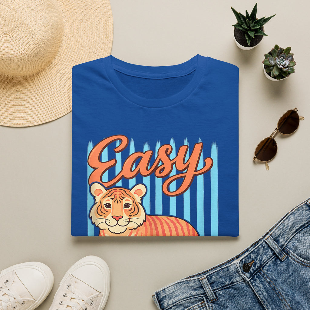 Easy Tiger T-Shirt — Retro Stripe Graphic Tee