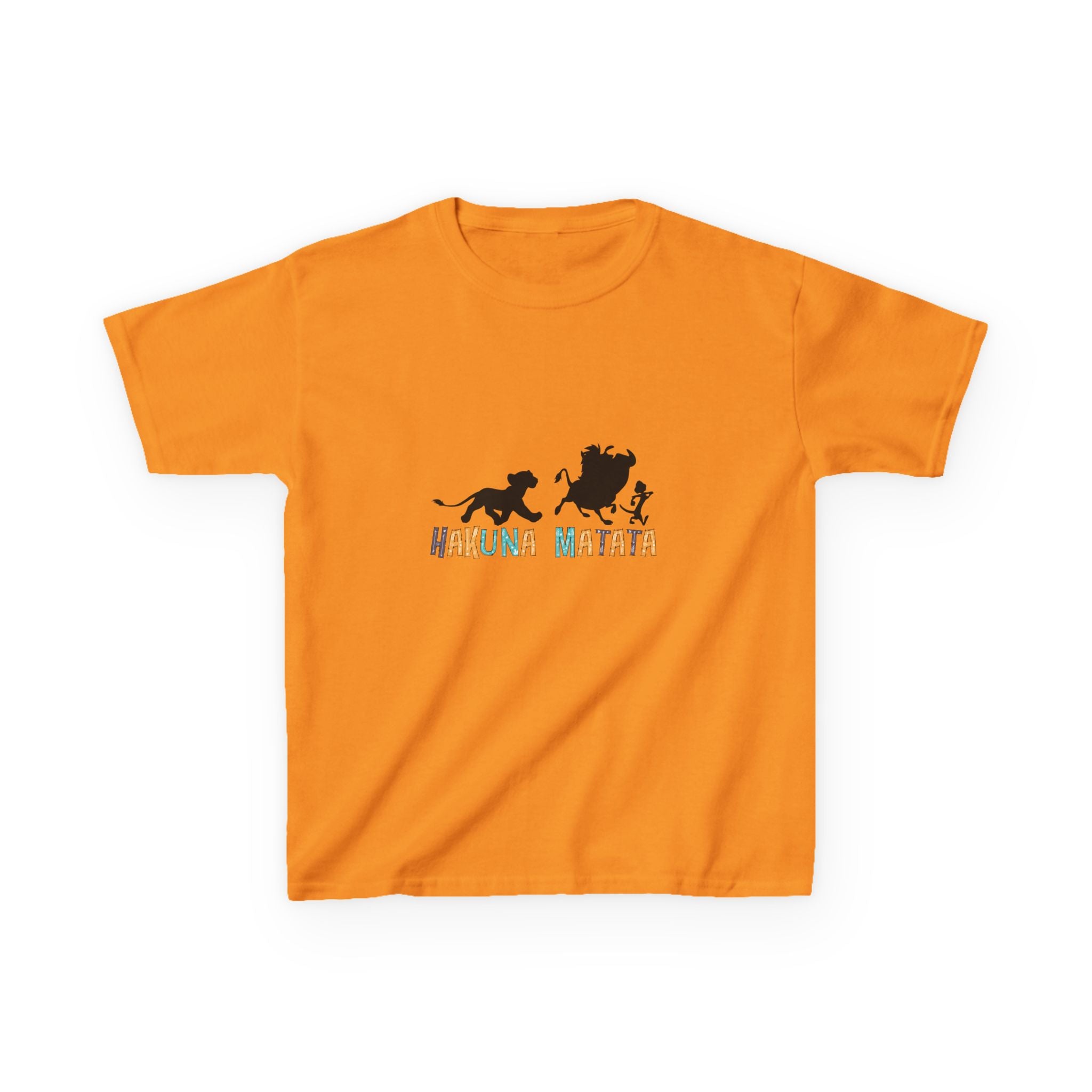 Kids Tee — 'Hakuna Matata' Silhouette Lion King Design
