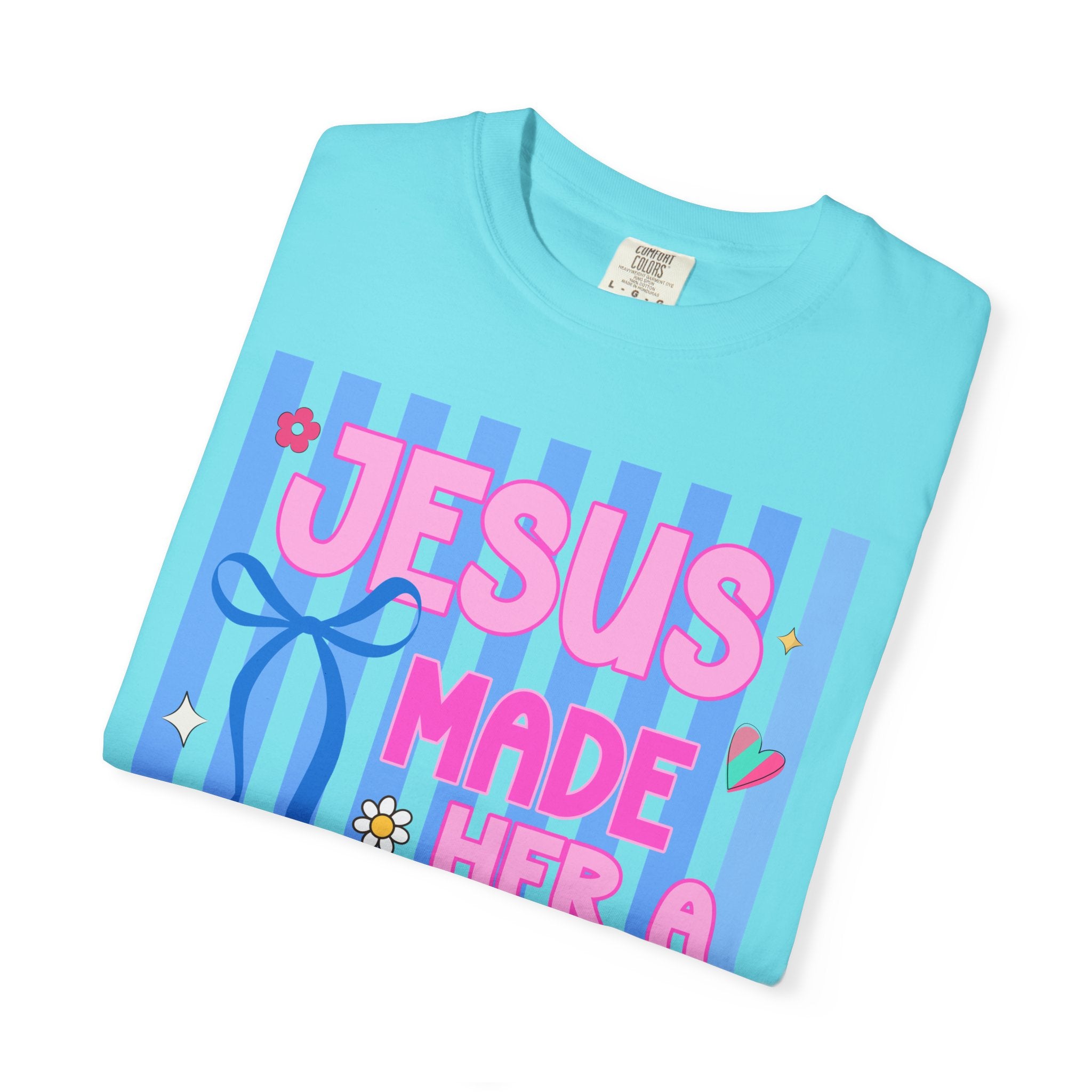 Jesus Made Her a Mama T-Shirt Jesus Made Her A Mama Shirt, Christian Mom Shirt, Faith Based Mama Tee, Religious Mother Shirt, Christian Women Graphic Tee, Cool Moms Tee