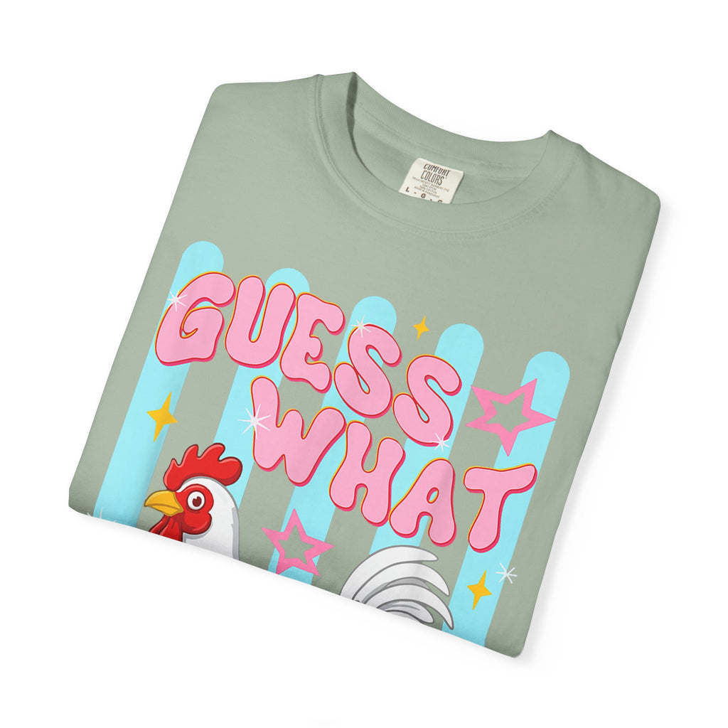 Guess What Rooster T-Shirt — Cute Retro Chicken Graphic Tee