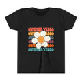 Youth Tee - "Summer Vibes" Retro Daisy Graphic