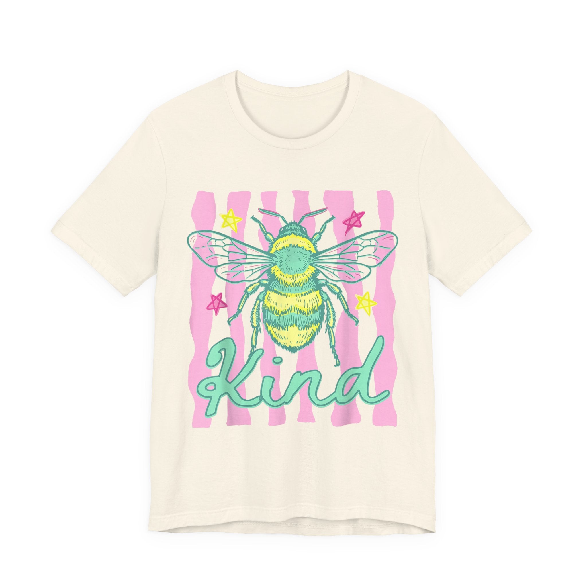 Kind Bee T-Shirt — Cute Pastel Bee Graphic Tee