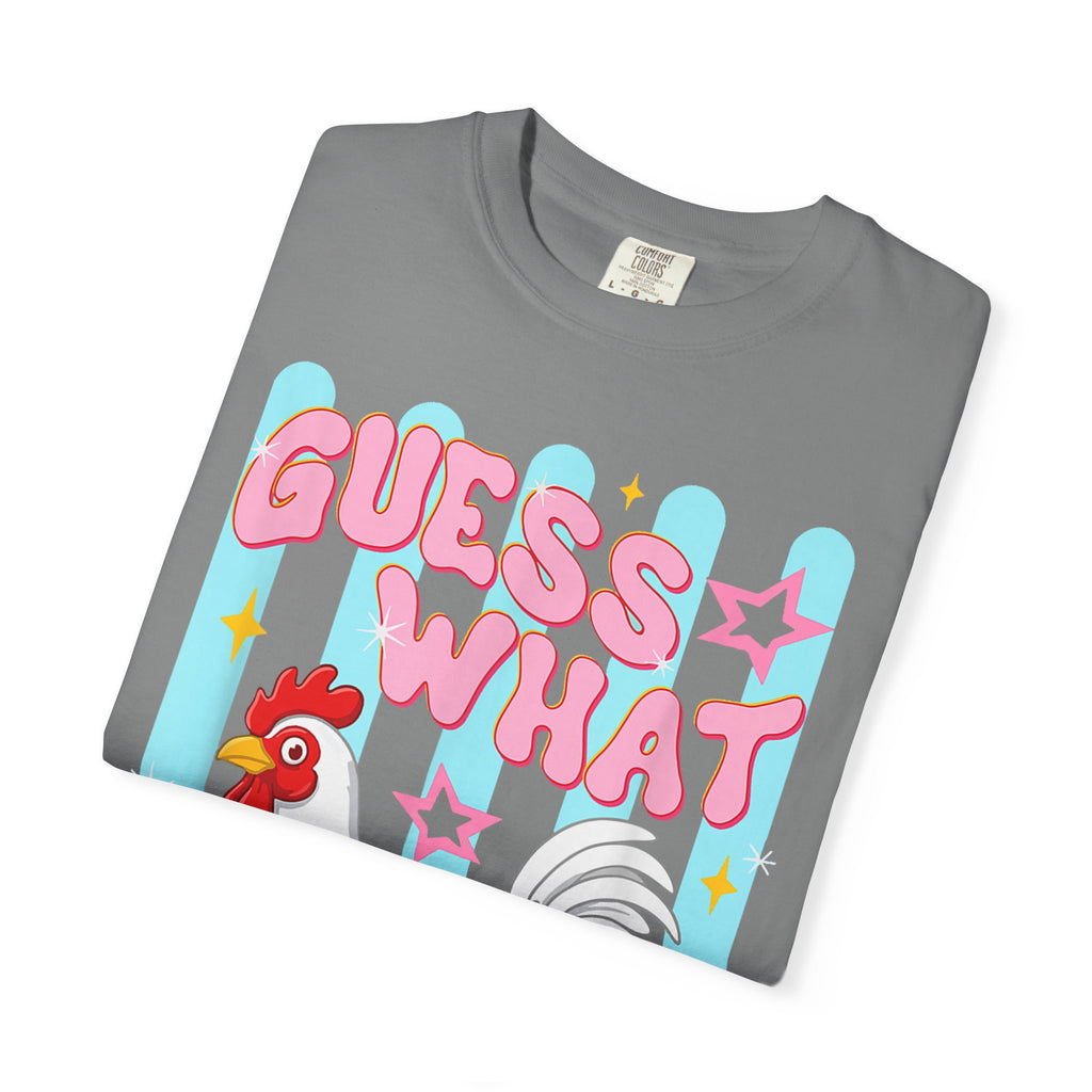 Guess What Rooster T-Shirt — Cute Retro Chicken Graphic Tee