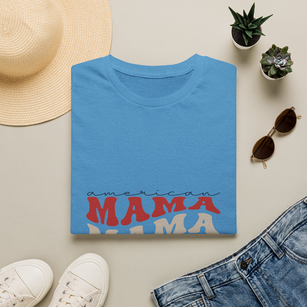 Mama Retro Tee — "American Mama" Graphic T-Shirt