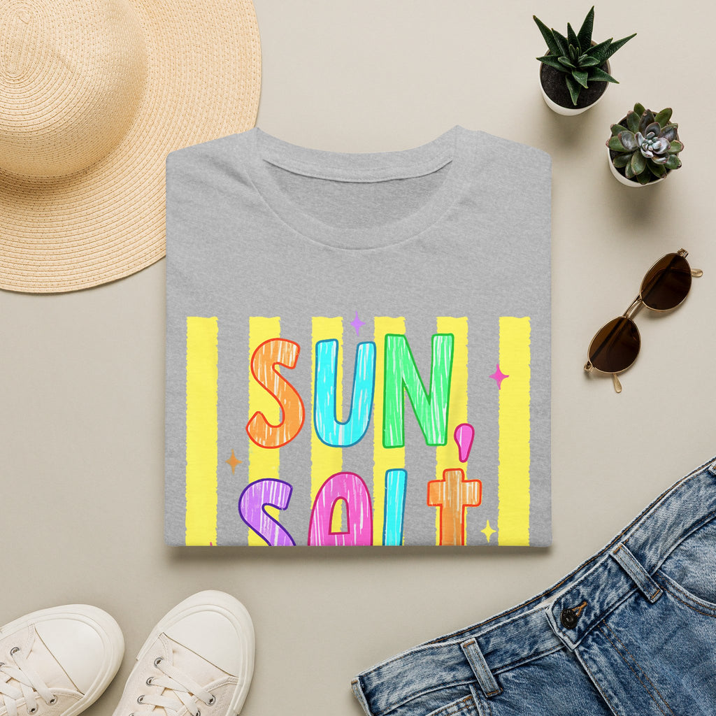 Sun, Salt & Sand T-Shirt — Vibrant Beach Vibes Tee