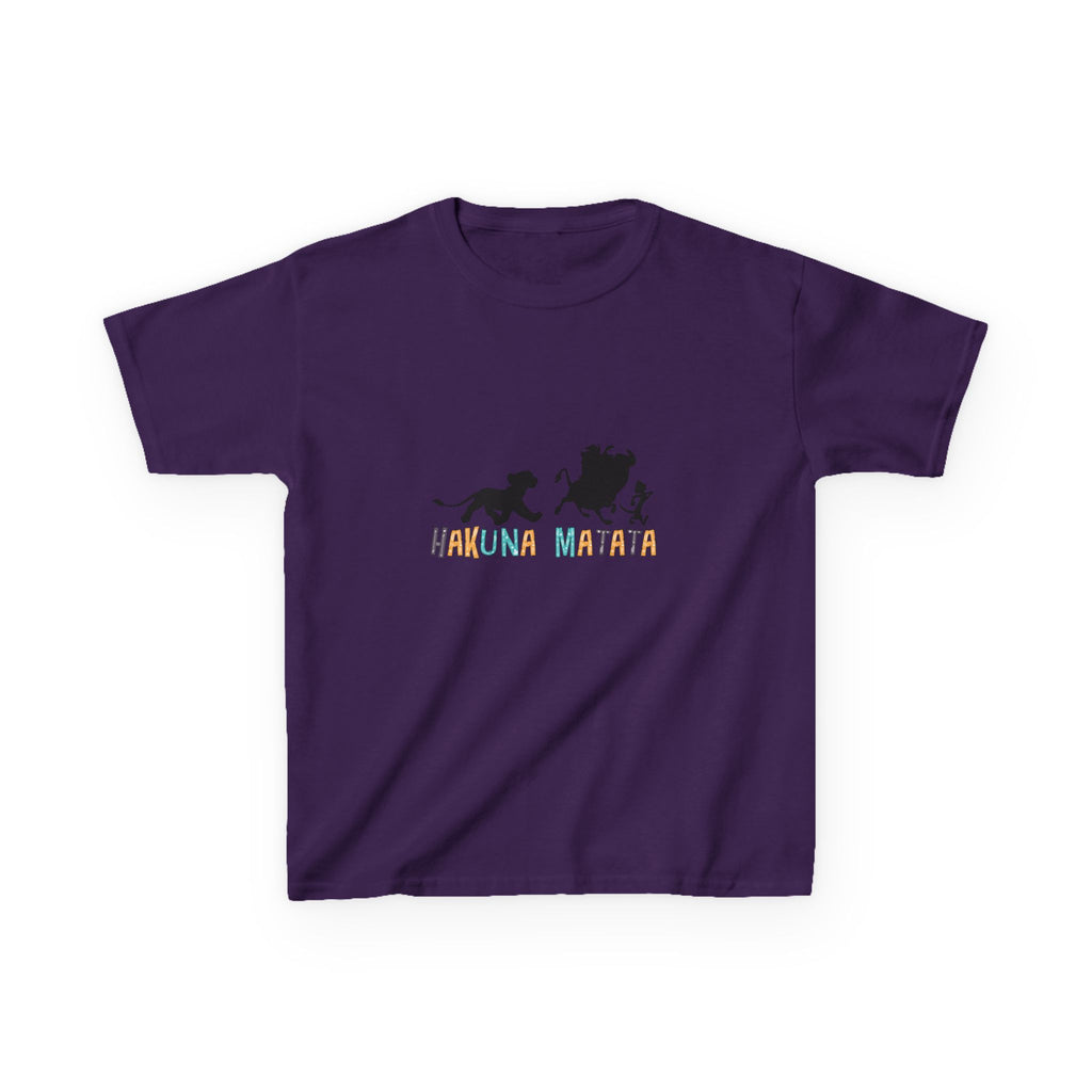 Kids Tee — 'Hakuna Matata' Silhouette Lion King Design