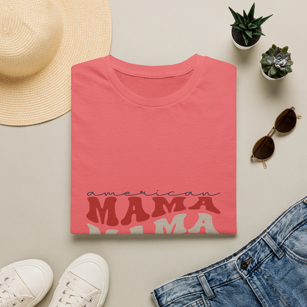 Mama Retro Tee — "American Mama" Graphic T-Shirt