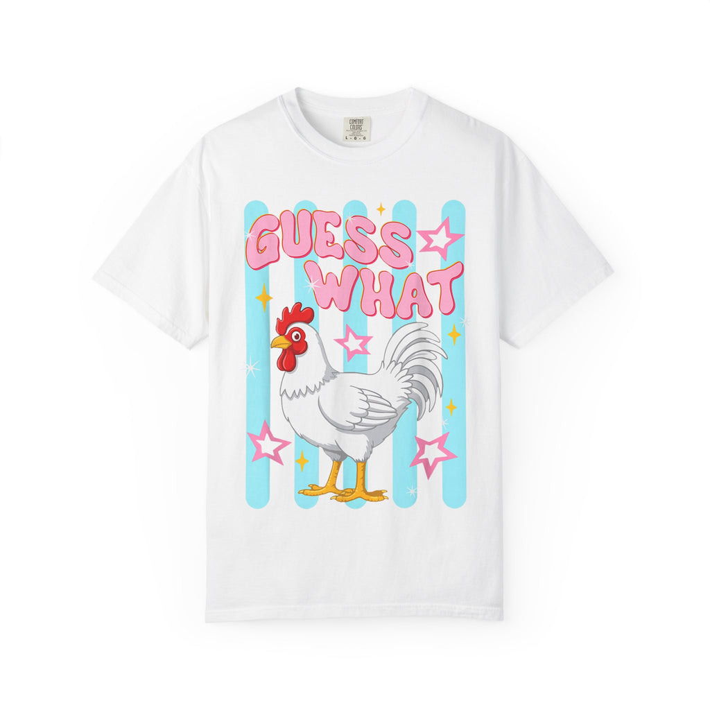 Guess What Rooster T-Shirt — Cute Retro Chicken Graphic Tee