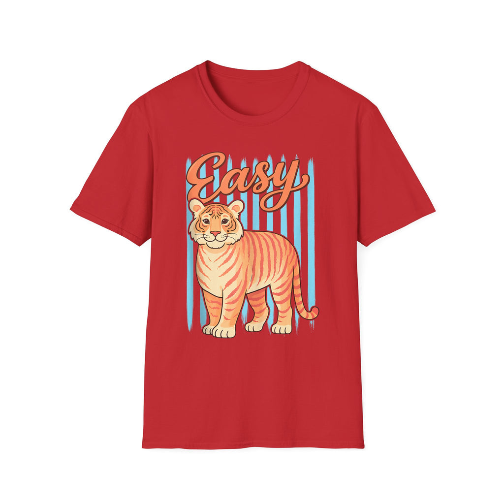Easy Tiger T-Shirt — Retro Stripe Graphic Tee
