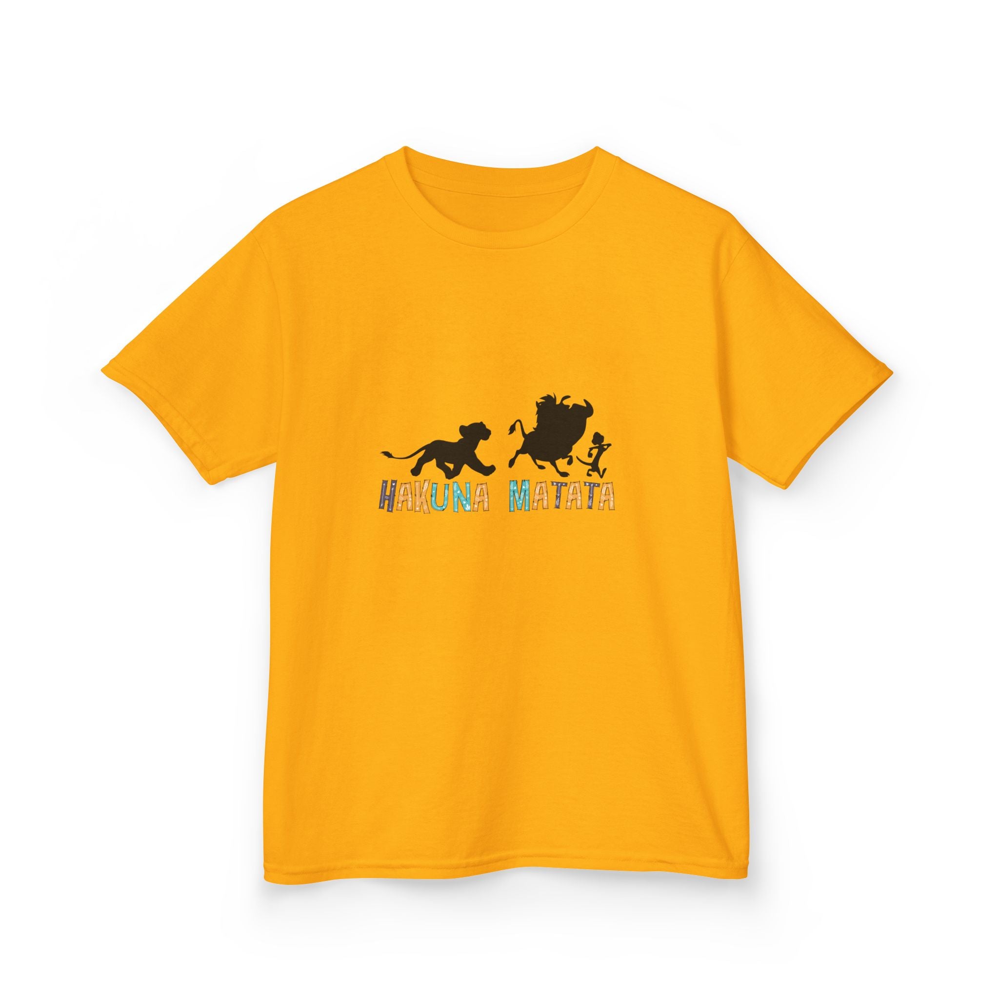 Kids Tee — 'Hakuna Matata' Silhouette Lion King Design