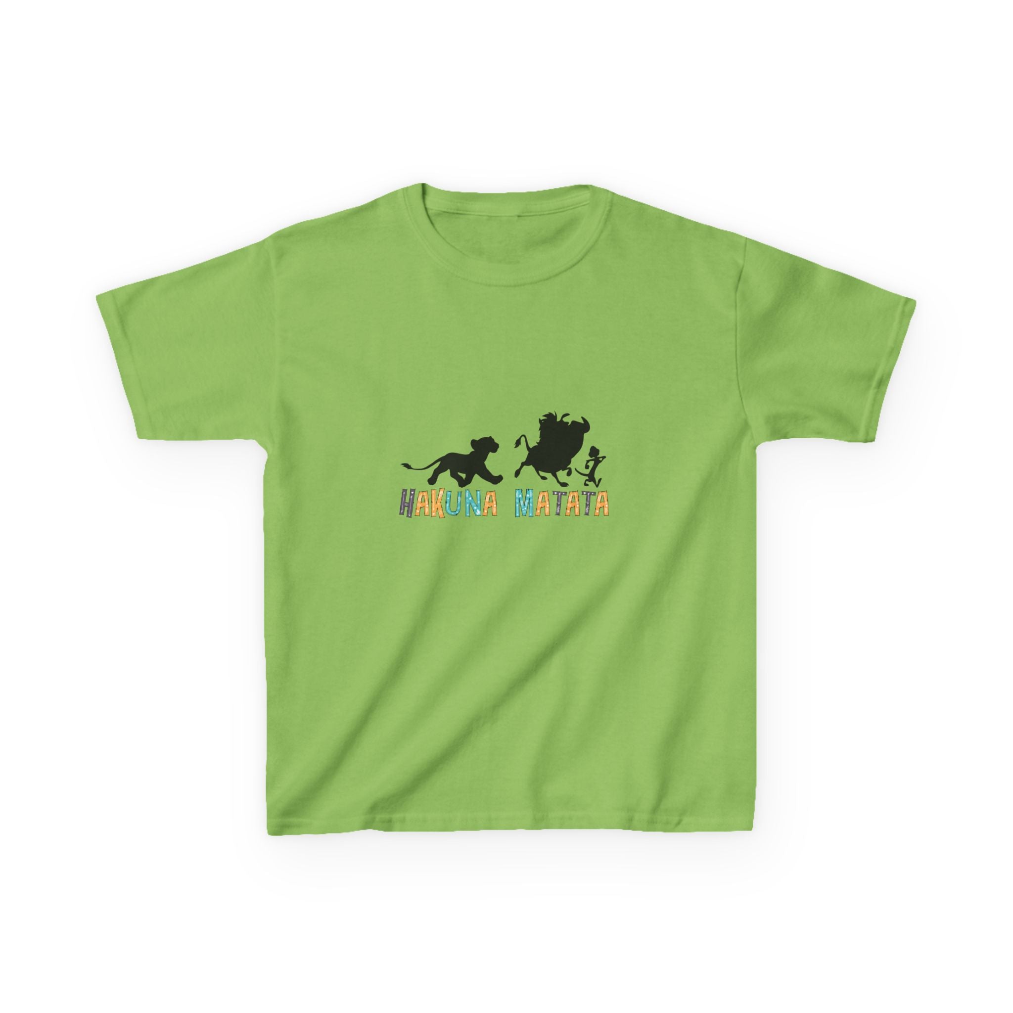 Kids Tee — 'Hakuna Matata' Silhouette Lion King Design