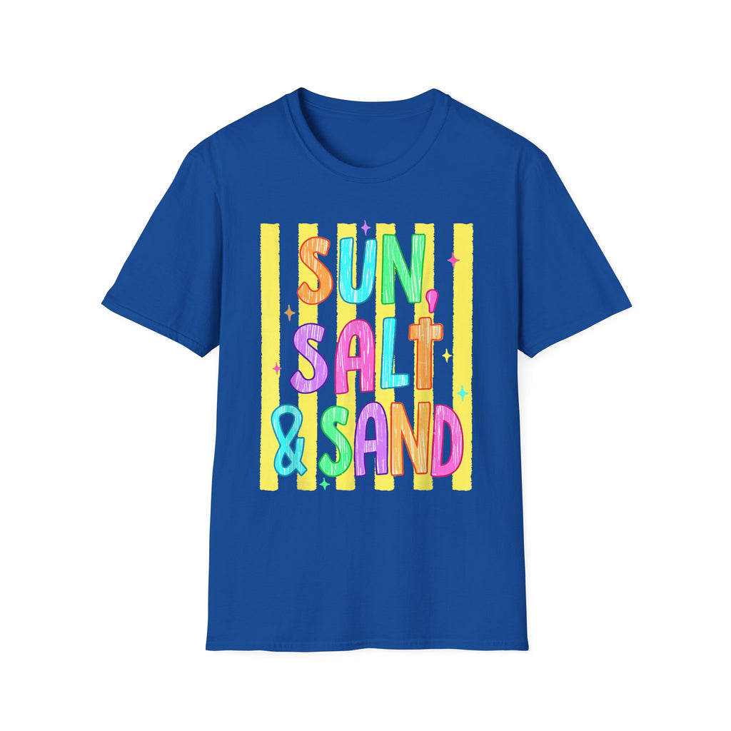 Sun, Salt & Sand T-Shirt — Vibrant Beach Vibes Tee