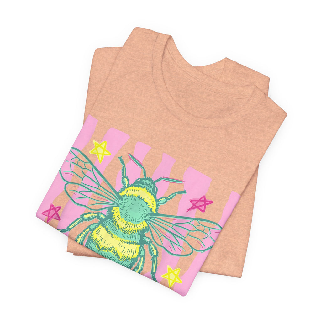 Kind Bee T-Shirt — Cute Pastel Bee Graphic Tee