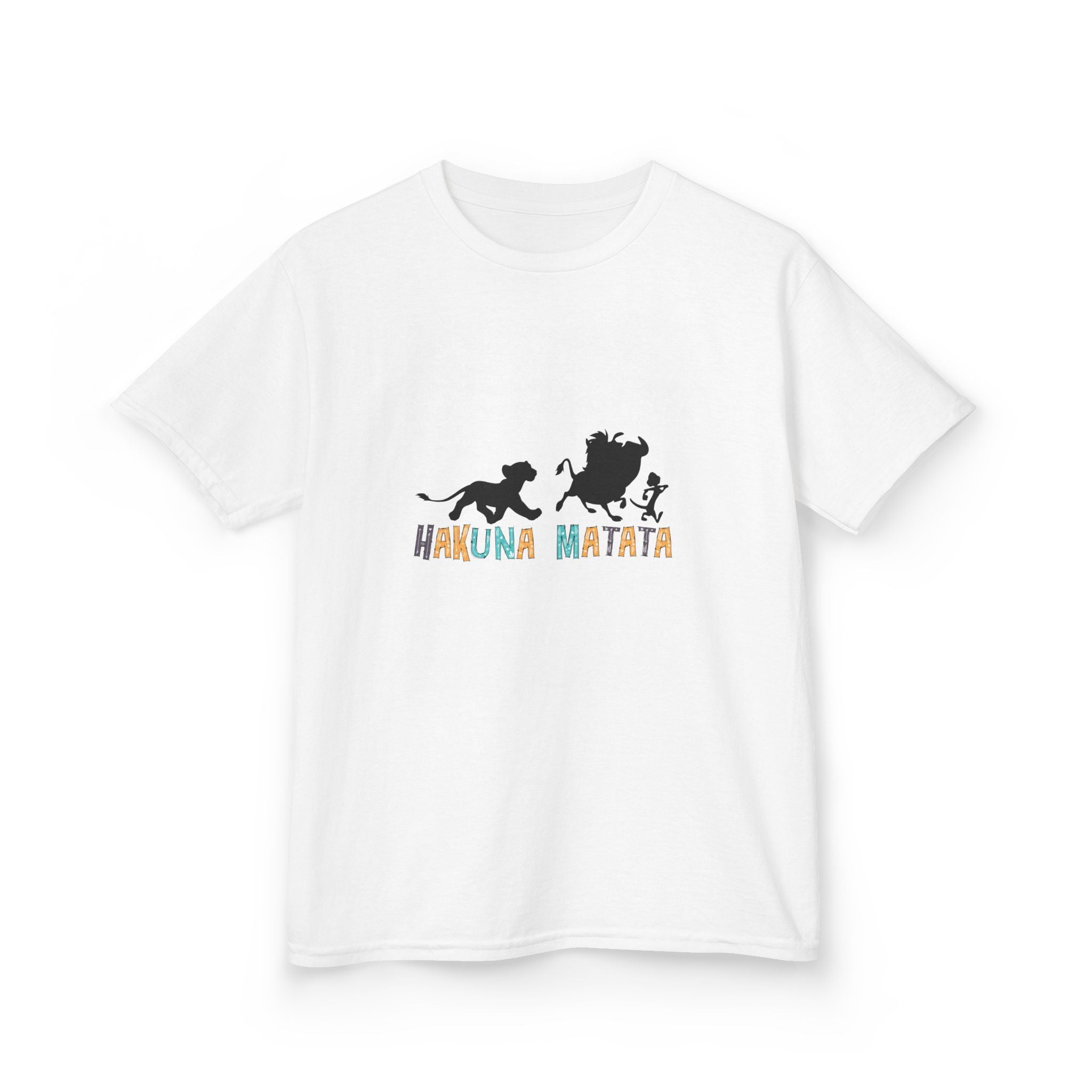 Kids Tee — 'Hakuna Matata' Silhouette Lion King Design
