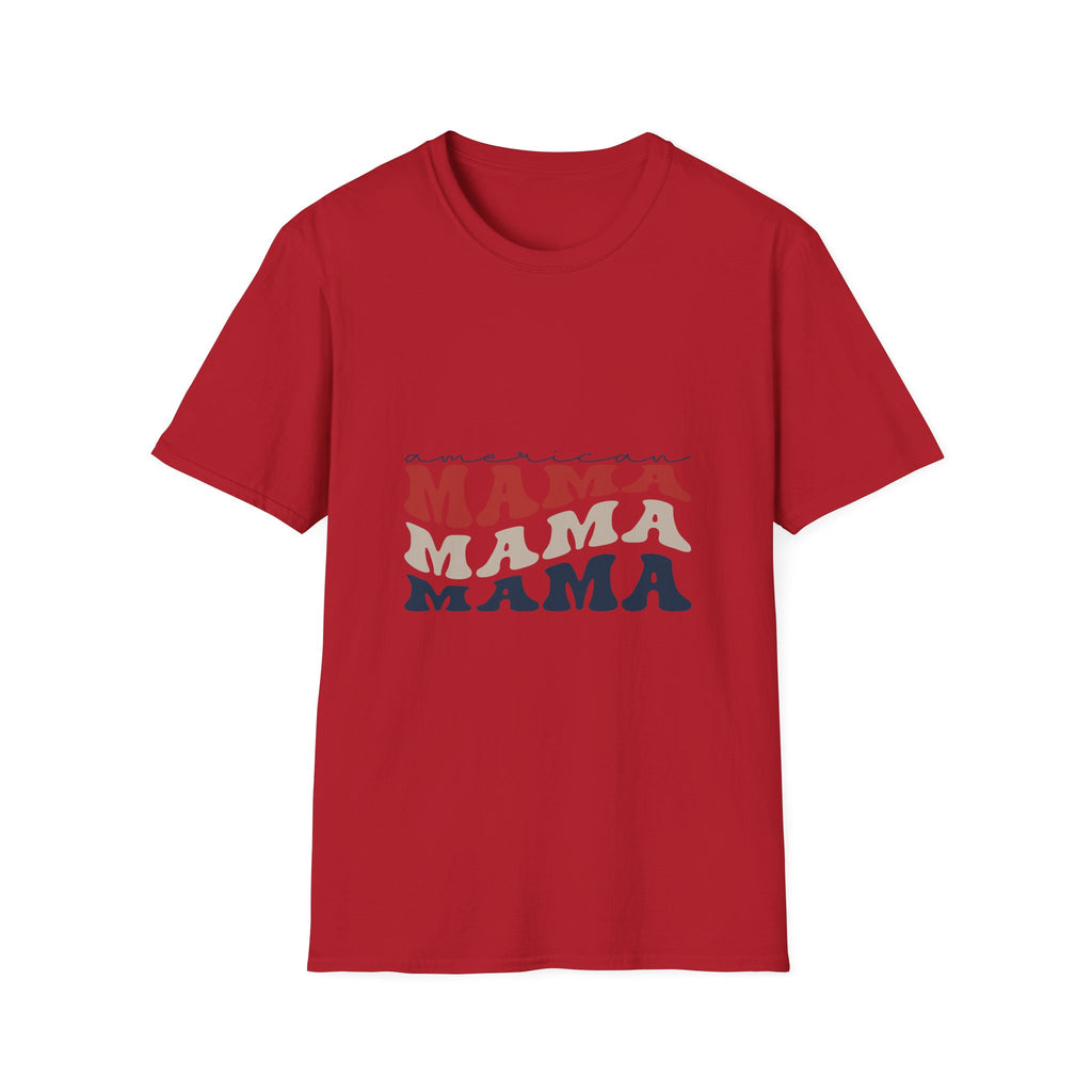 Mama Retro Tee — "American Mama" Graphic T-Shirt