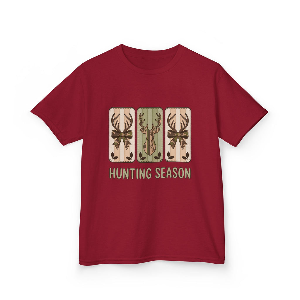 Kids 'Hunting Season' Graphic Tee — Deer Antler Outdoor Shirt
