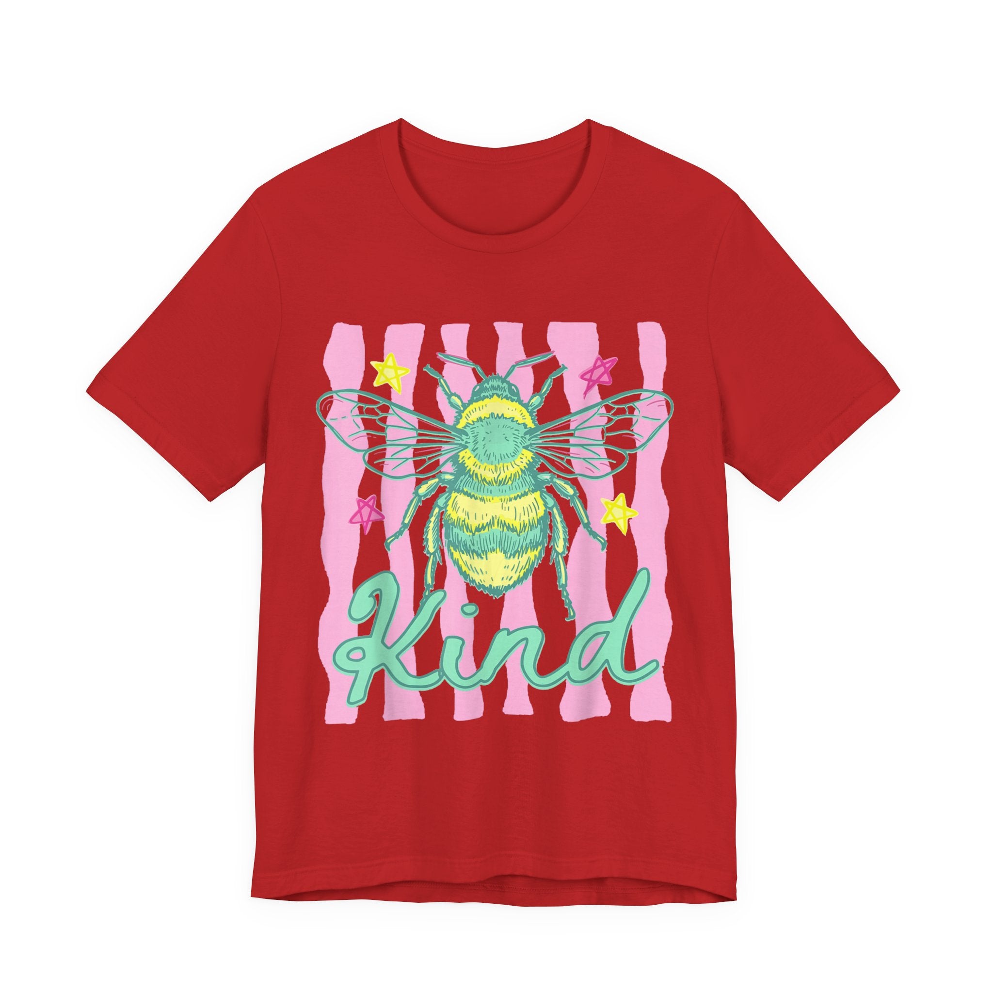 Kind Bee T-Shirt — Cute Pastel Bee Graphic Tee
