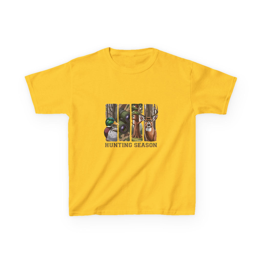 Kids Tee — 'Hunting Season' Duck & Deer Woodland Graphic