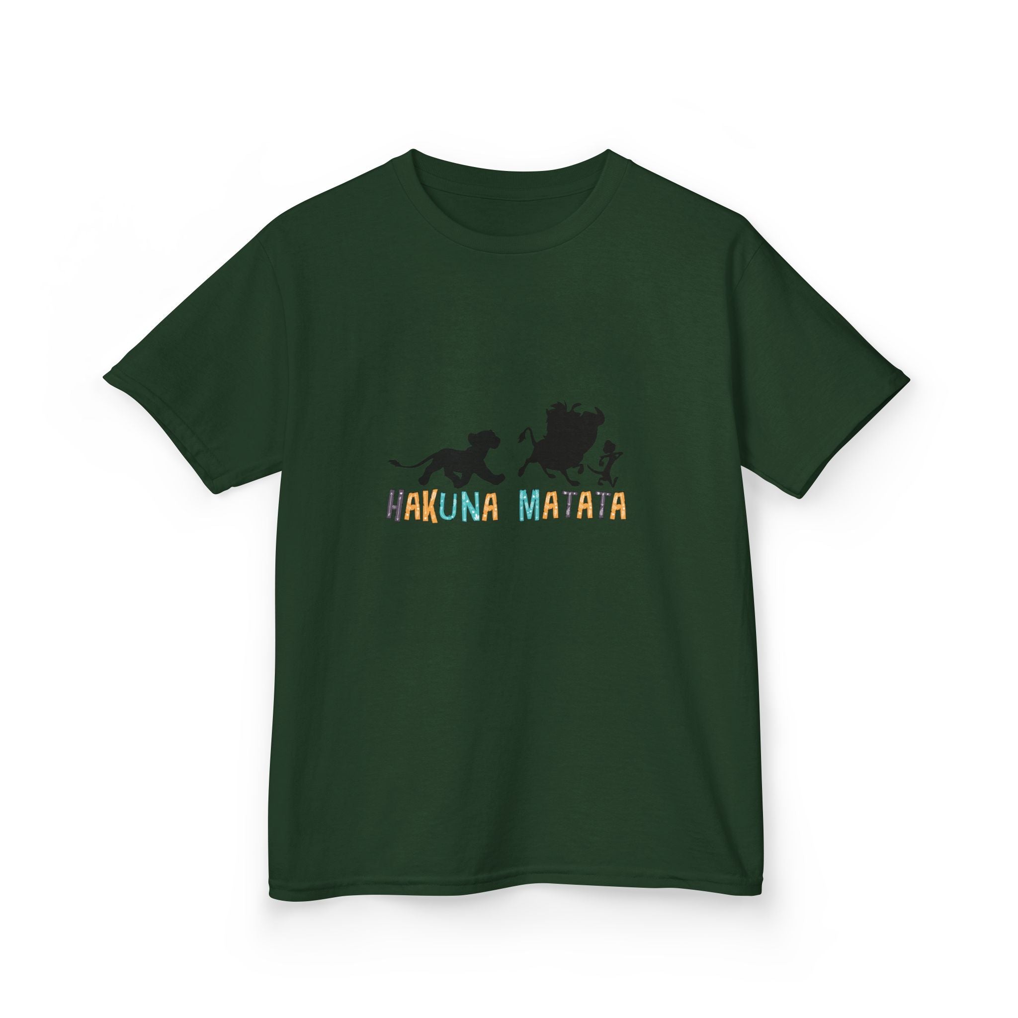 Kids Tee — 'Hakuna Matata' Silhouette Lion King Design