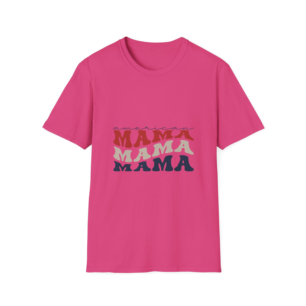 Mama Retro Tee — "American Mama" Graphic T-Shirt