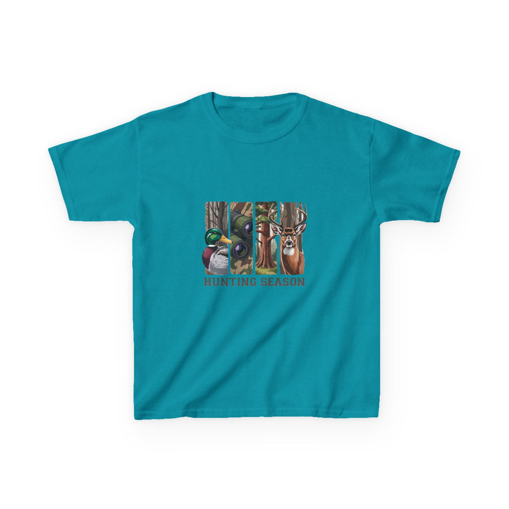 Kids Tee — 'Hunting Season' Duck & Deer Woodland Graphic