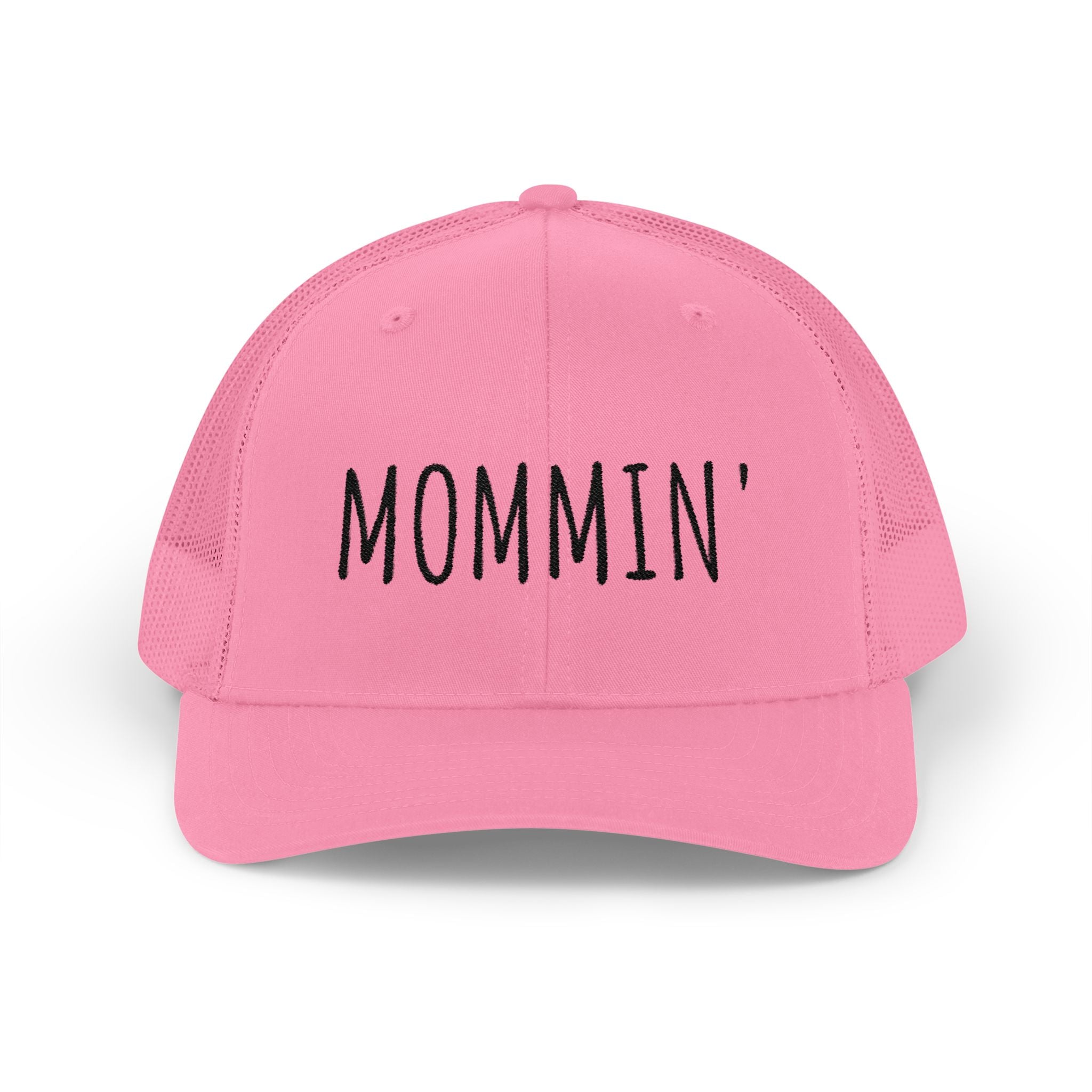Mommin' Snapback Trucker Cap — Casual Mom Hat for Everyday Wear