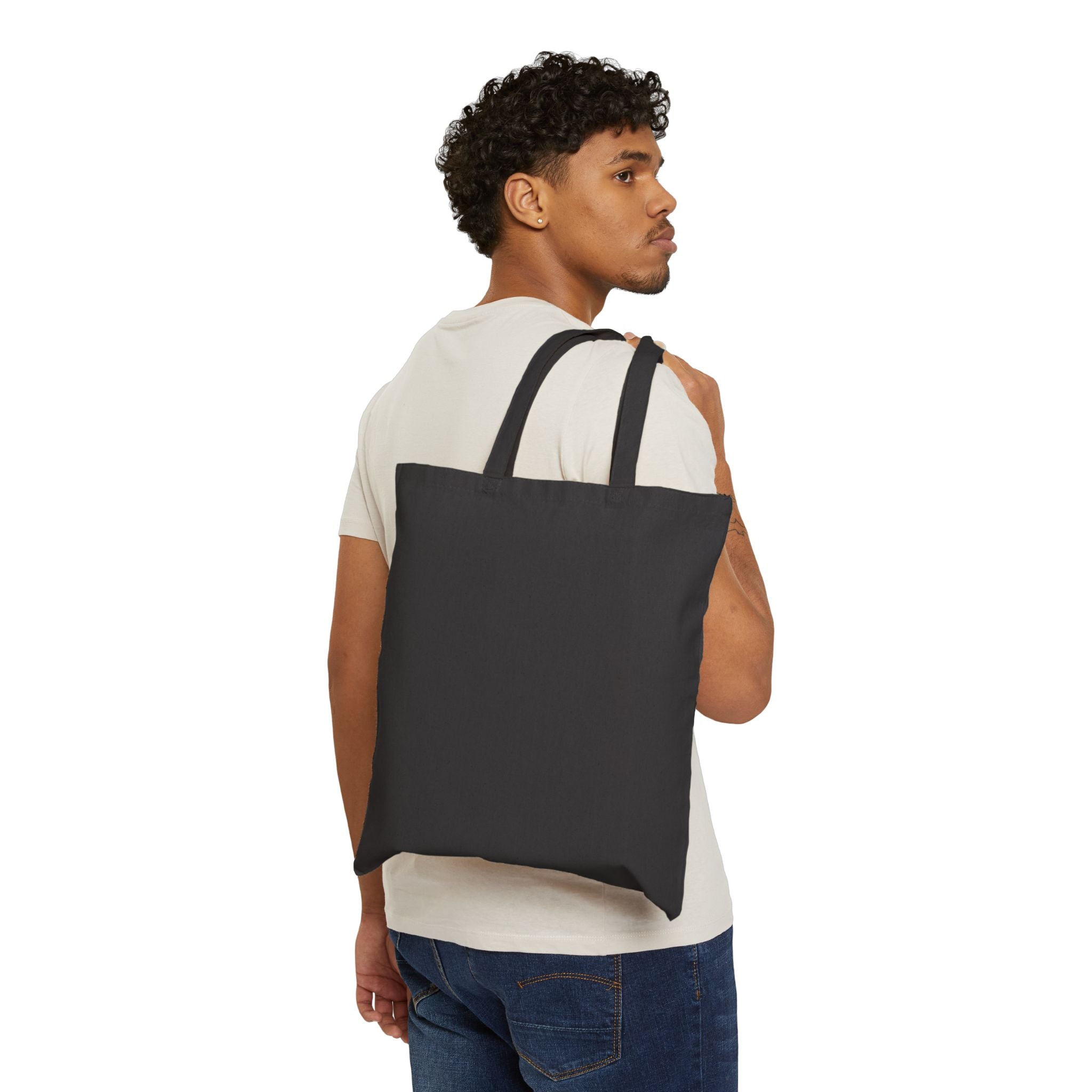 Book Club Canvas Tote Bag — Literary Wreath Booklover Gift