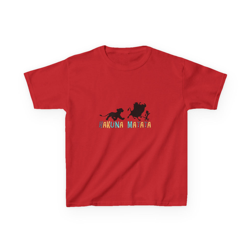 Kids Tee — 'Hakuna Matata' Silhouette Lion King Design