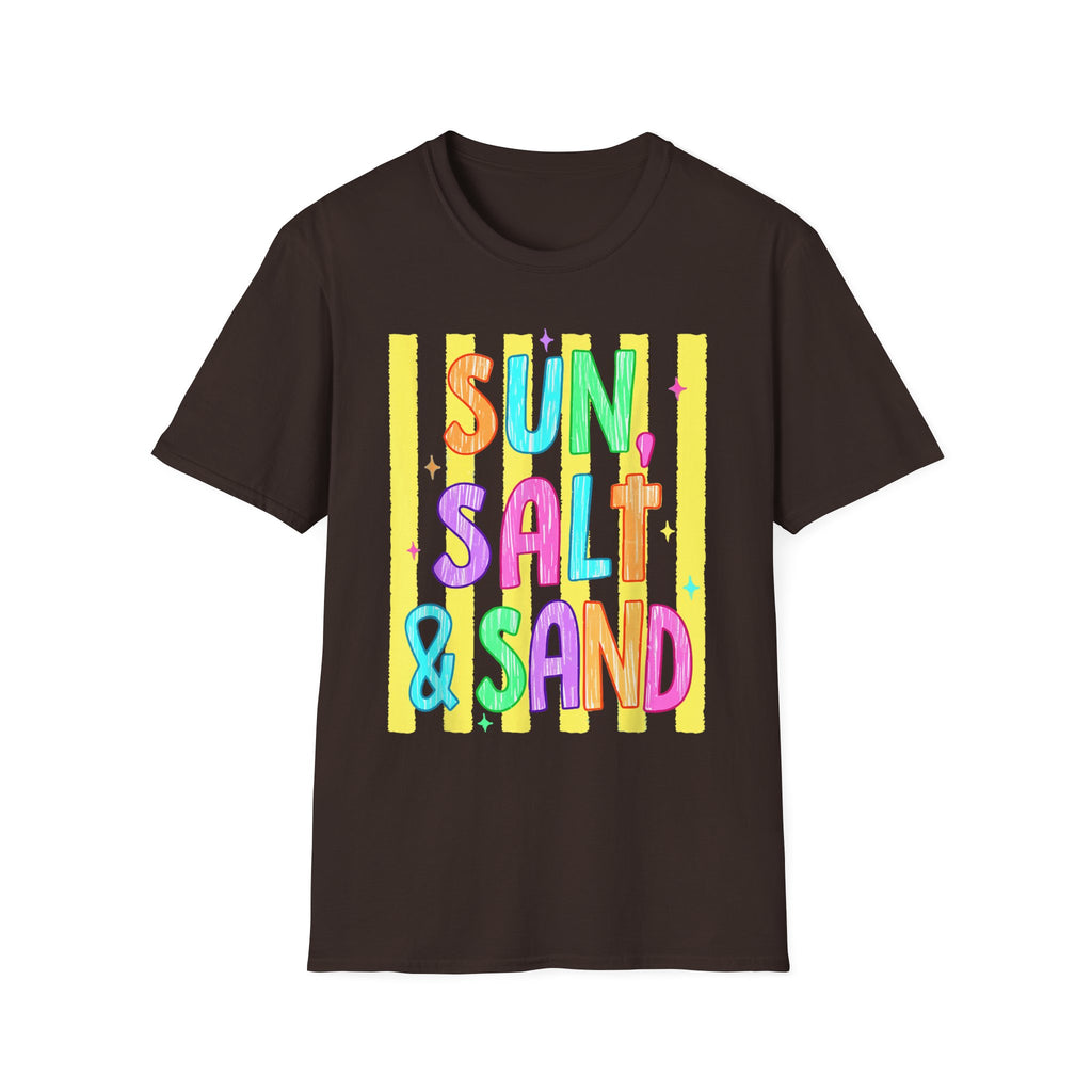 Sun, Salt & Sand T-Shirt — Vibrant Beach Vibes Tee