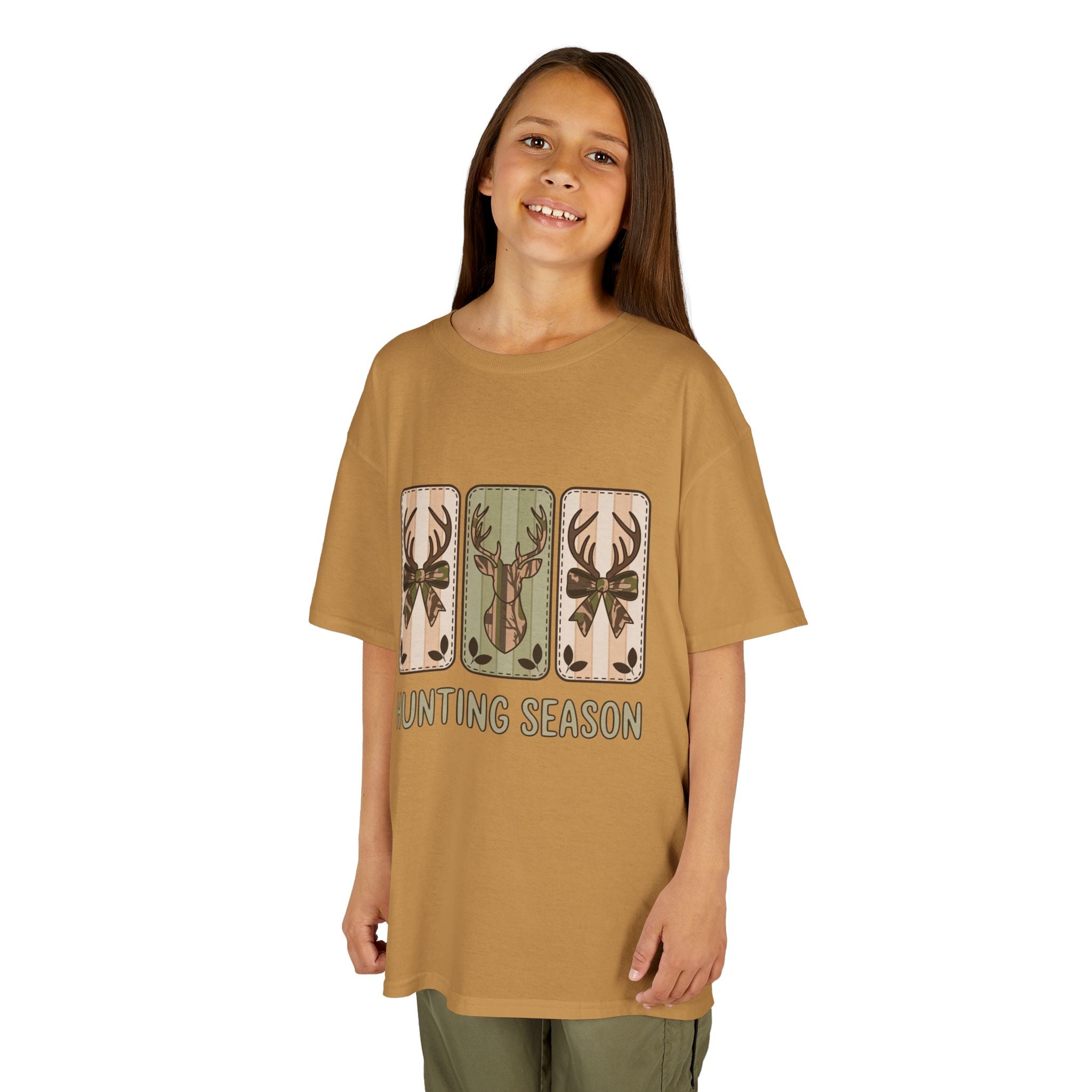 Kids 'Hunting Season' Graphic Tee — Deer Antler Outdoor Shirt
