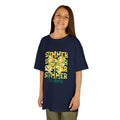 Kids Tee — "Summer Vibes" Lemon Floral Graphic