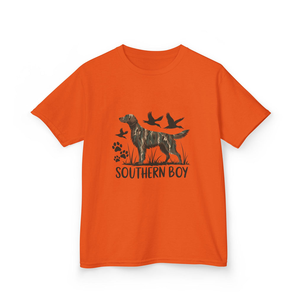 Kids 'Southern Boy' Camo Dog T-Shirt - Outdoor Hunting Puppy Tee