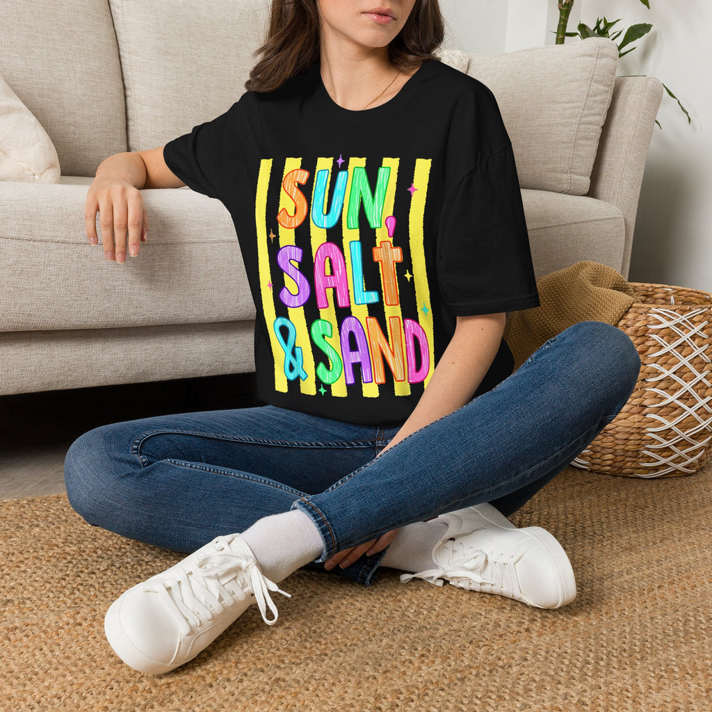 Sun, Salt & Sand T-Shirt — Vibrant Beach Vibes Tee