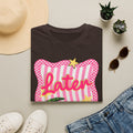 Later Graphic T‑Shirt — Retro Pink Stripe Alligator Design
