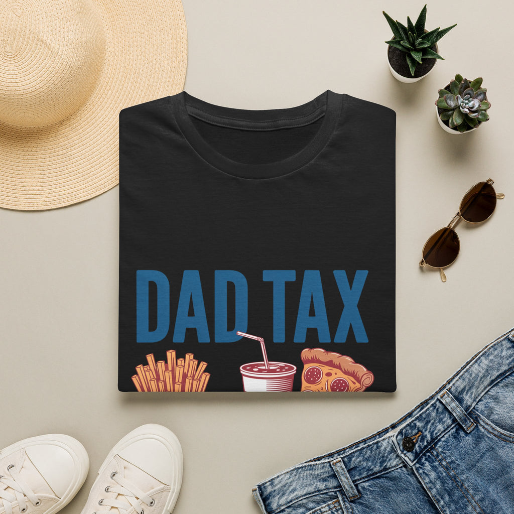 Dad Tax T-Shirt — Funny "Dad Tax" Pizza, Fries & Drink Graphic Tee for Fathers