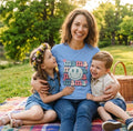 Mama Smile Graphic T-Shirt — Retro Boho 'mama' Design for Mothers, Mother's Day Gift
