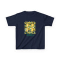 Kids Tee — "Summer Vibes" Lemon Floral Graphic