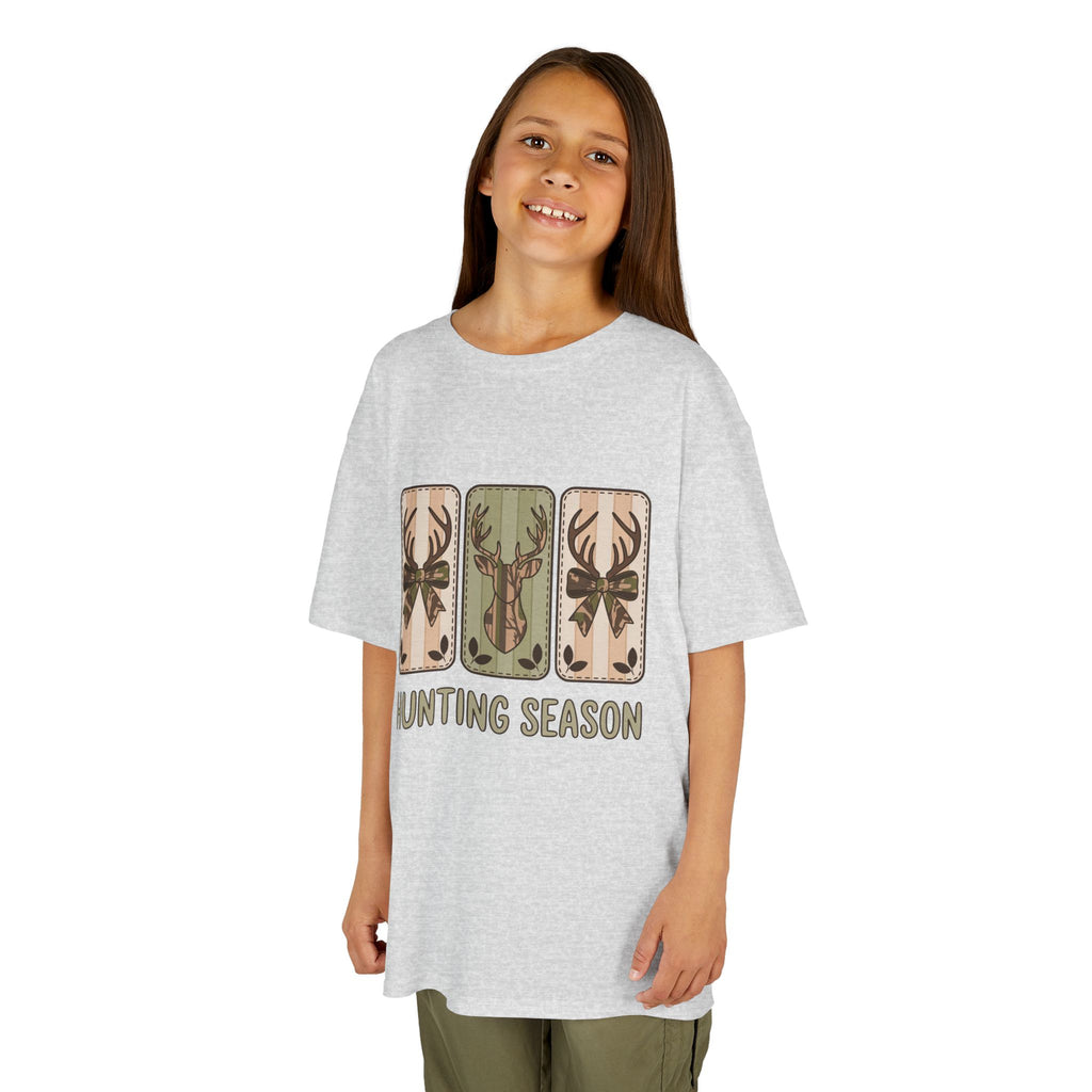 Kids 'Hunting Season' Graphic Tee — Deer Antler Outdoor Shirt