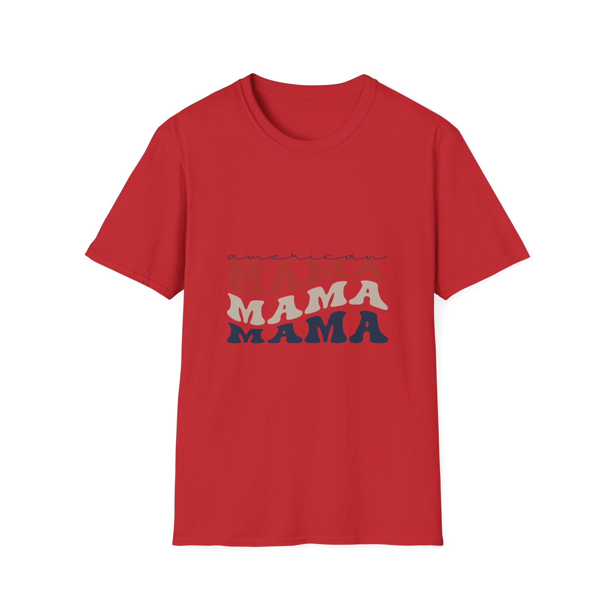 Mama Retro Tee — "American Mama" Graphic T-Shirt