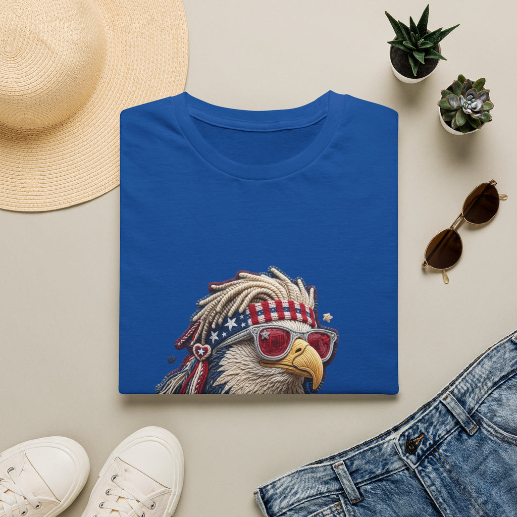 Eagle 'Merica T-Shirt — Patriotic Bald Eagle Sunglasses Tee