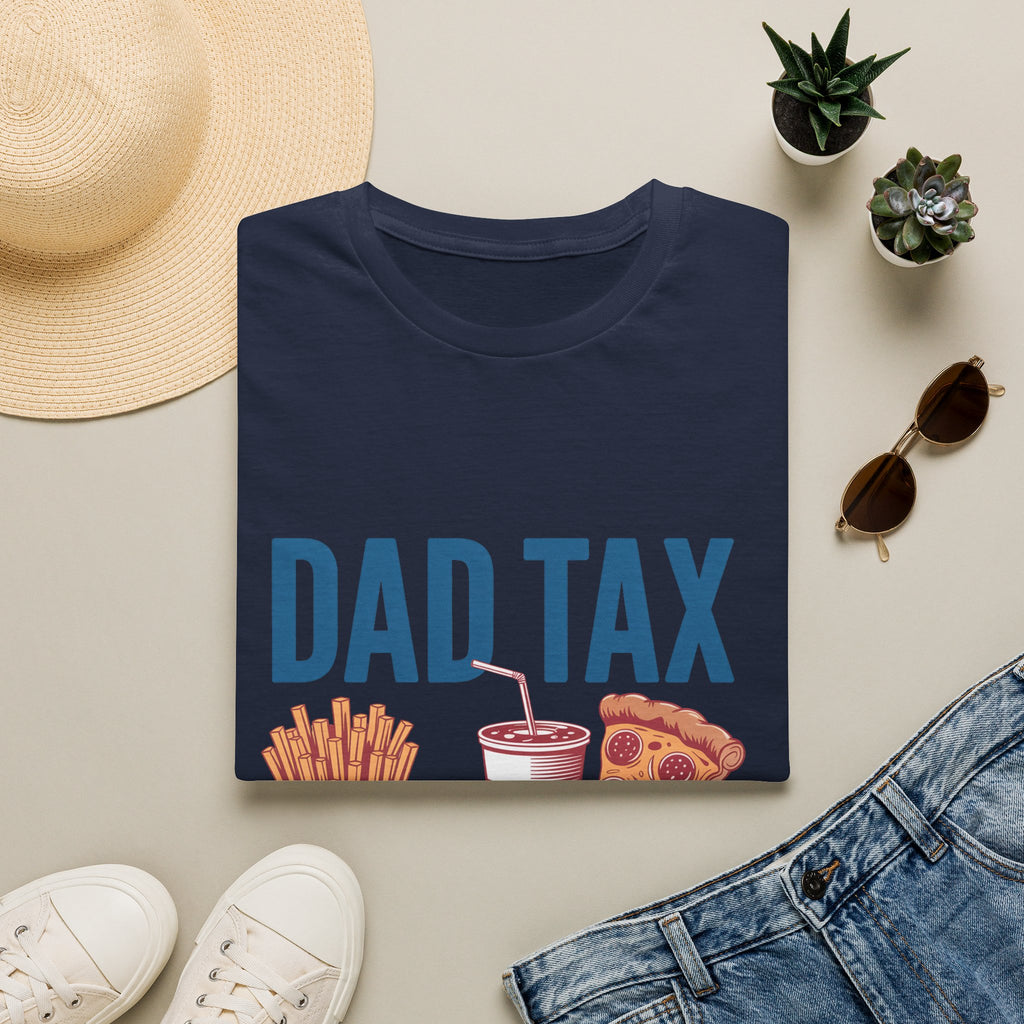 Dad Tax T-Shirt — Funny "Dad Tax" Pizza, Fries & Drink Graphic Tee for Fathers