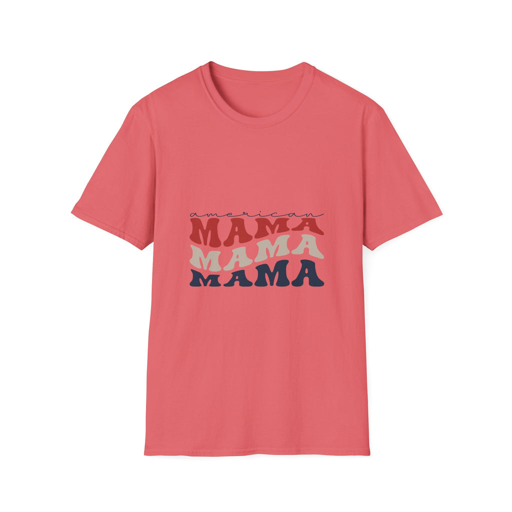 Mama Retro Tee — "American Mama" Graphic T-Shirt