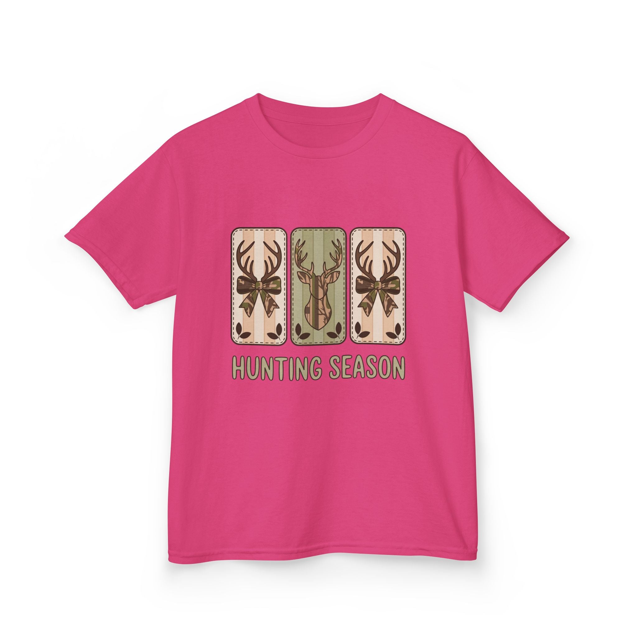 Kids 'Hunting Season' Graphic Tee — Deer Antler Outdoor Shirt