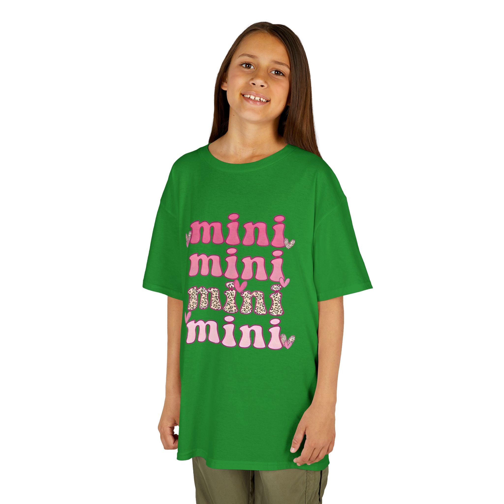 Kids Tee — 'mini' Pink Retro Stack Graphic Shirt