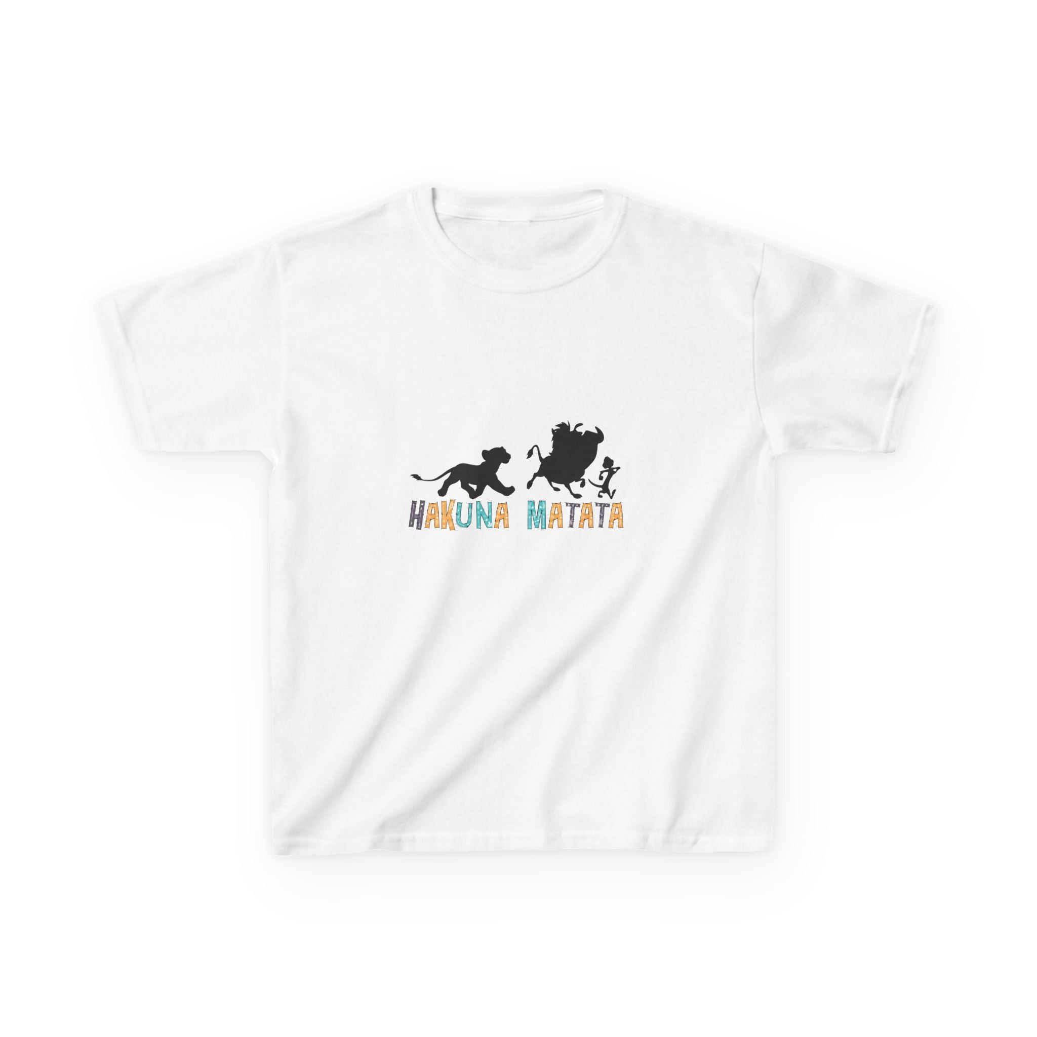 Kids Tee — 'Hakuna Matata' Silhouette Lion King Design