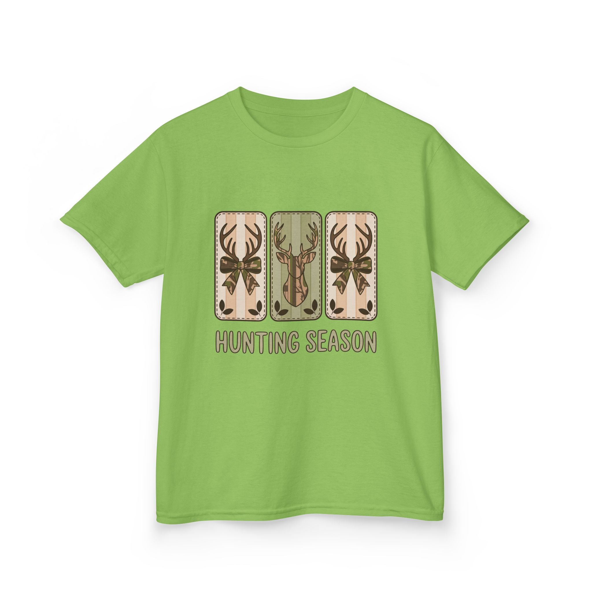Kids 'Hunting Season' Graphic Tee — Deer Antler Outdoor Shirt