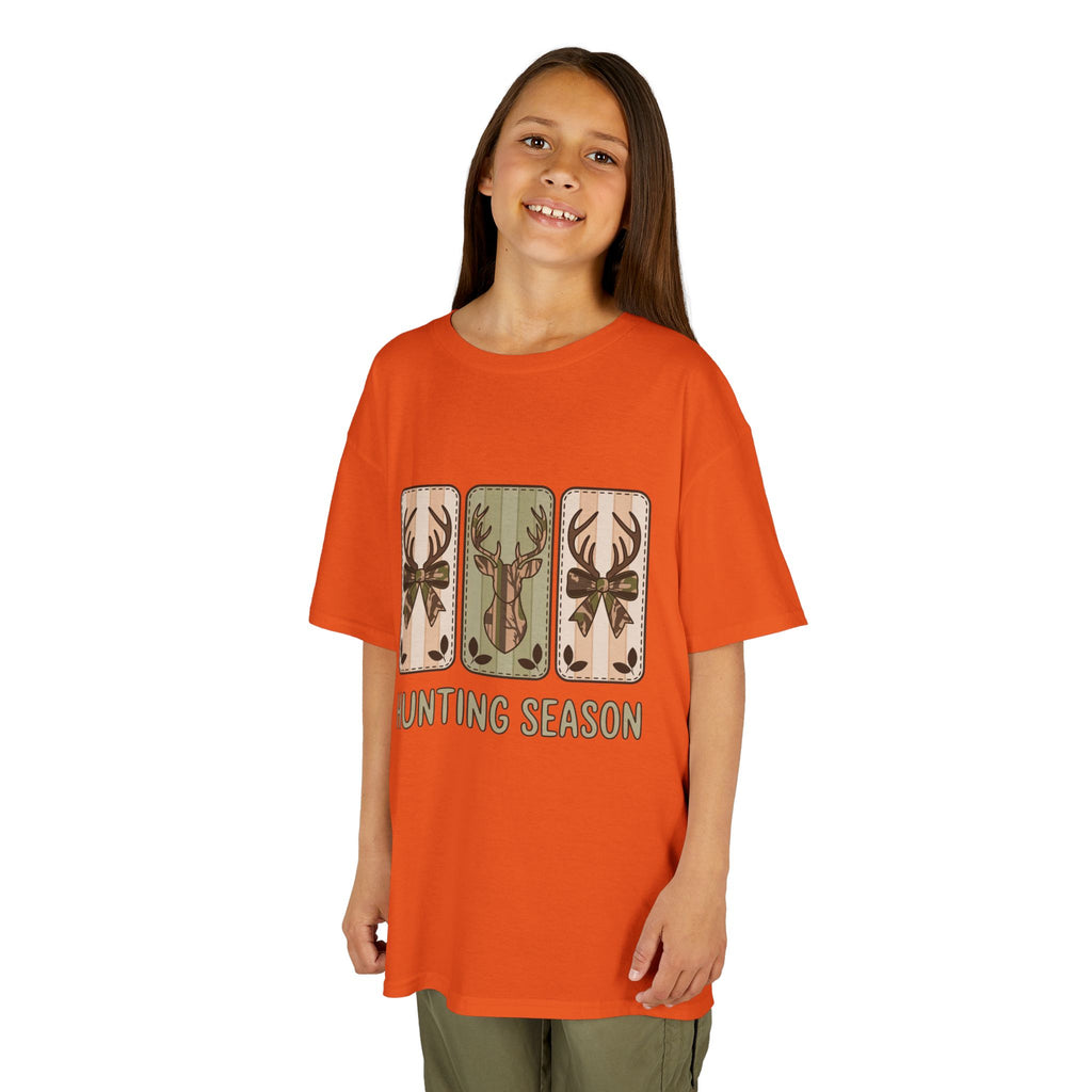Kids 'Hunting Season' Graphic Tee — Deer Antler Outdoor Shirt